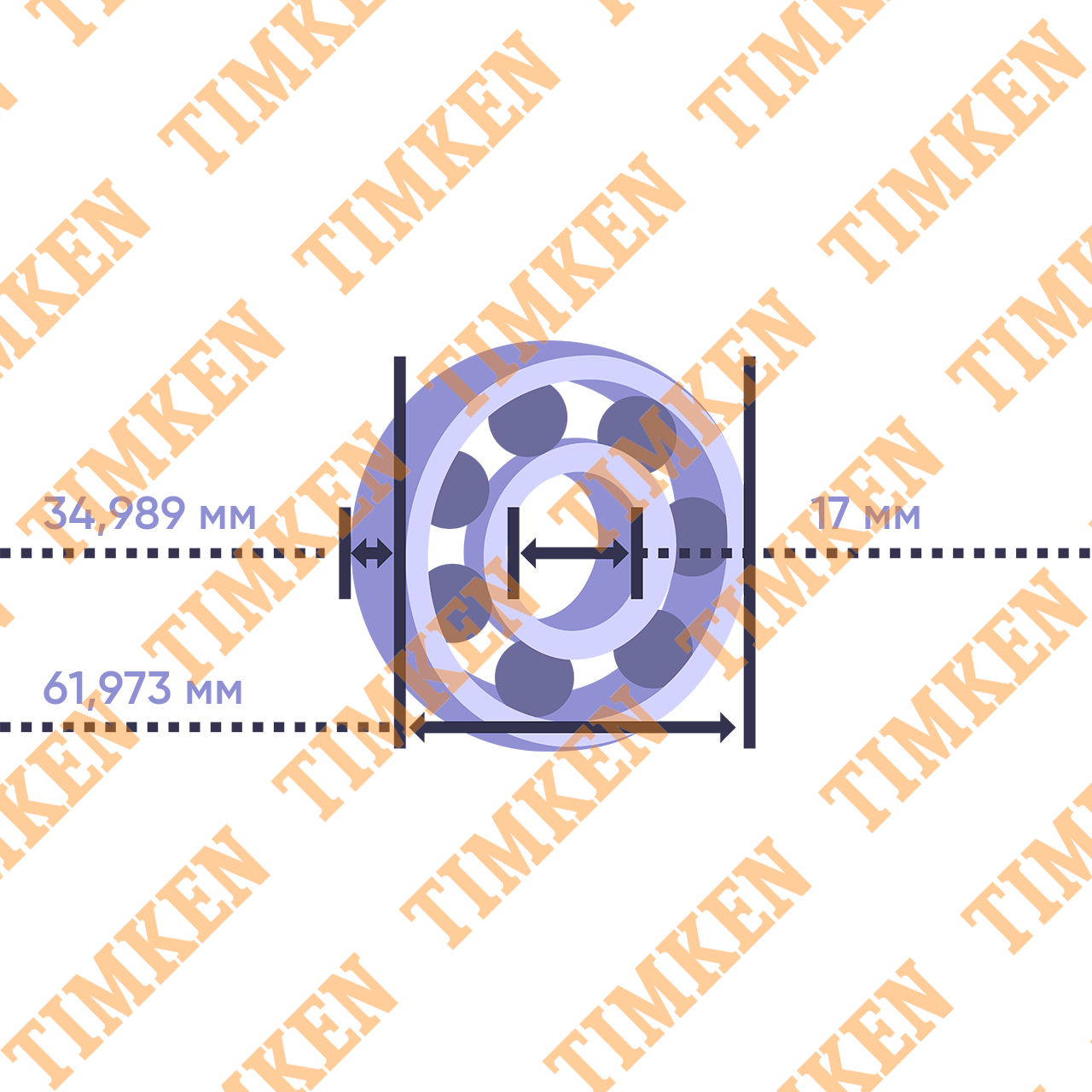 Подшипник роликовый конический LM 78349/LM 78310 A Подшипник роликовый конический LM 78349/LM 78310 A