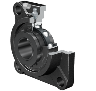 Flanged housing unit UKF212
