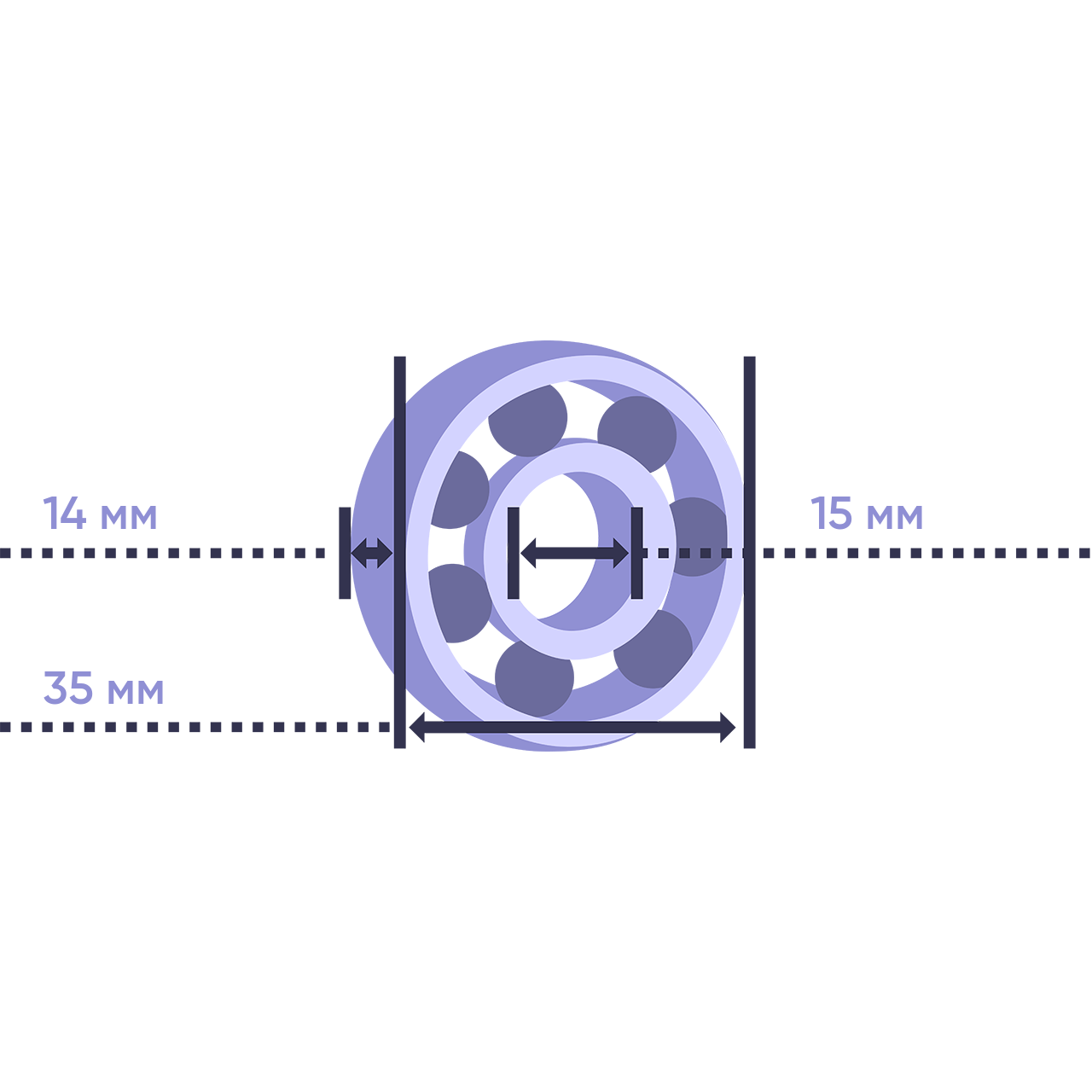 Подшипник 62202-2RS ISB