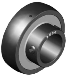 Высокотемпературный корпусной подшипник UC208 BHTS ZZ 280° BECO
