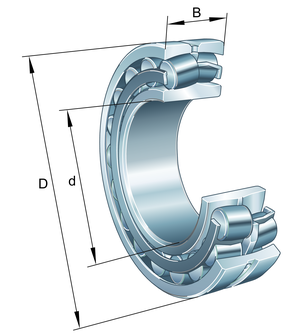 Радиальный сферический роликоподшипник 22320-E1-XL-C4