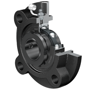 Flanged housing unit UKFC216