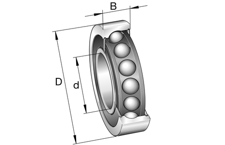 Высокоскоростной шпиндельный подшипник HCS7013-E-T-P4S-UL