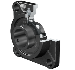 Flanged housing unit UCF209-28