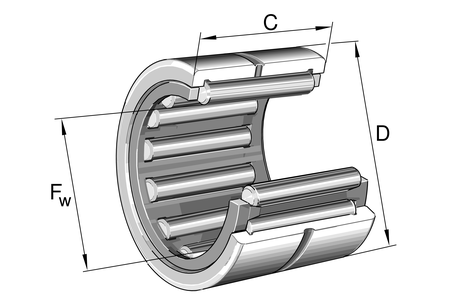 Радиальный роликоподшипник RNA4852-XL
