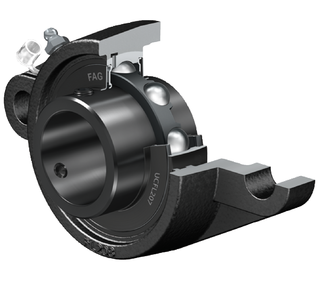 Flanged housing unit UCFL217