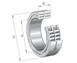 Цилиндрический роликоподшипник SL014914-A-C3