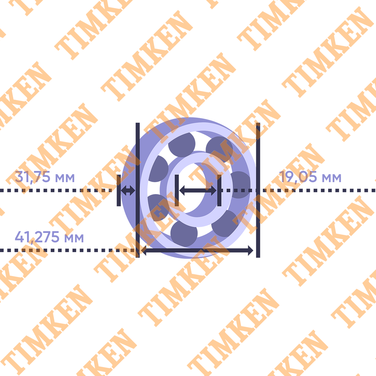 Подшипник игольчатый радиальный BH 2012