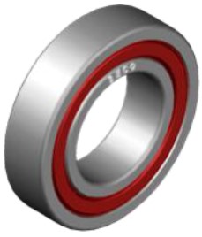 Нержавеющий подшипник 6301 BSS 2RS C3 VT 180°